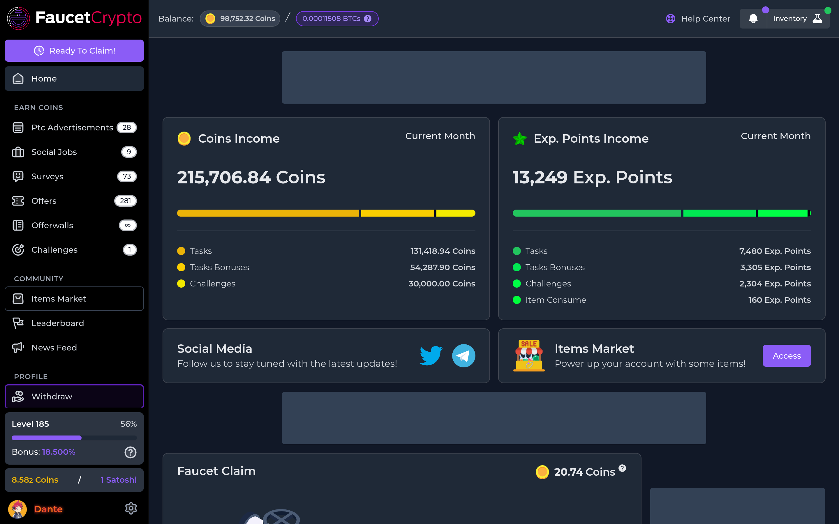 Dashboard