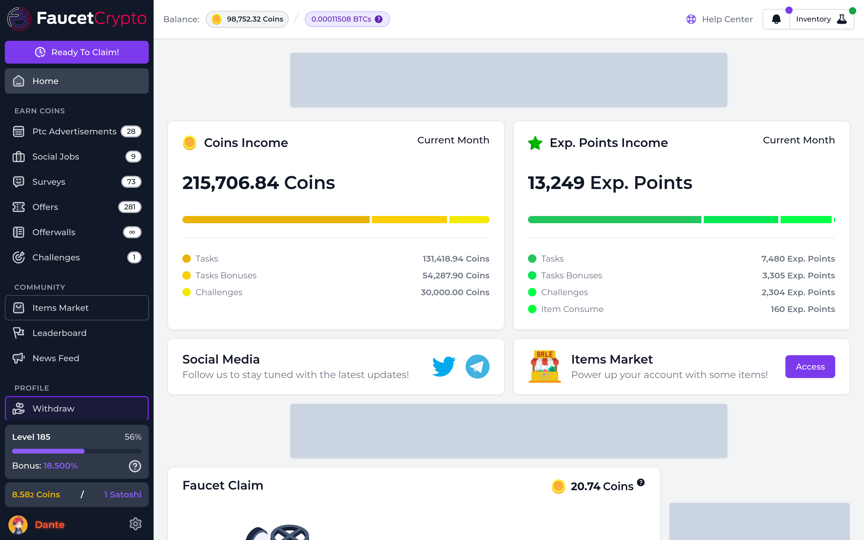 Dashboard